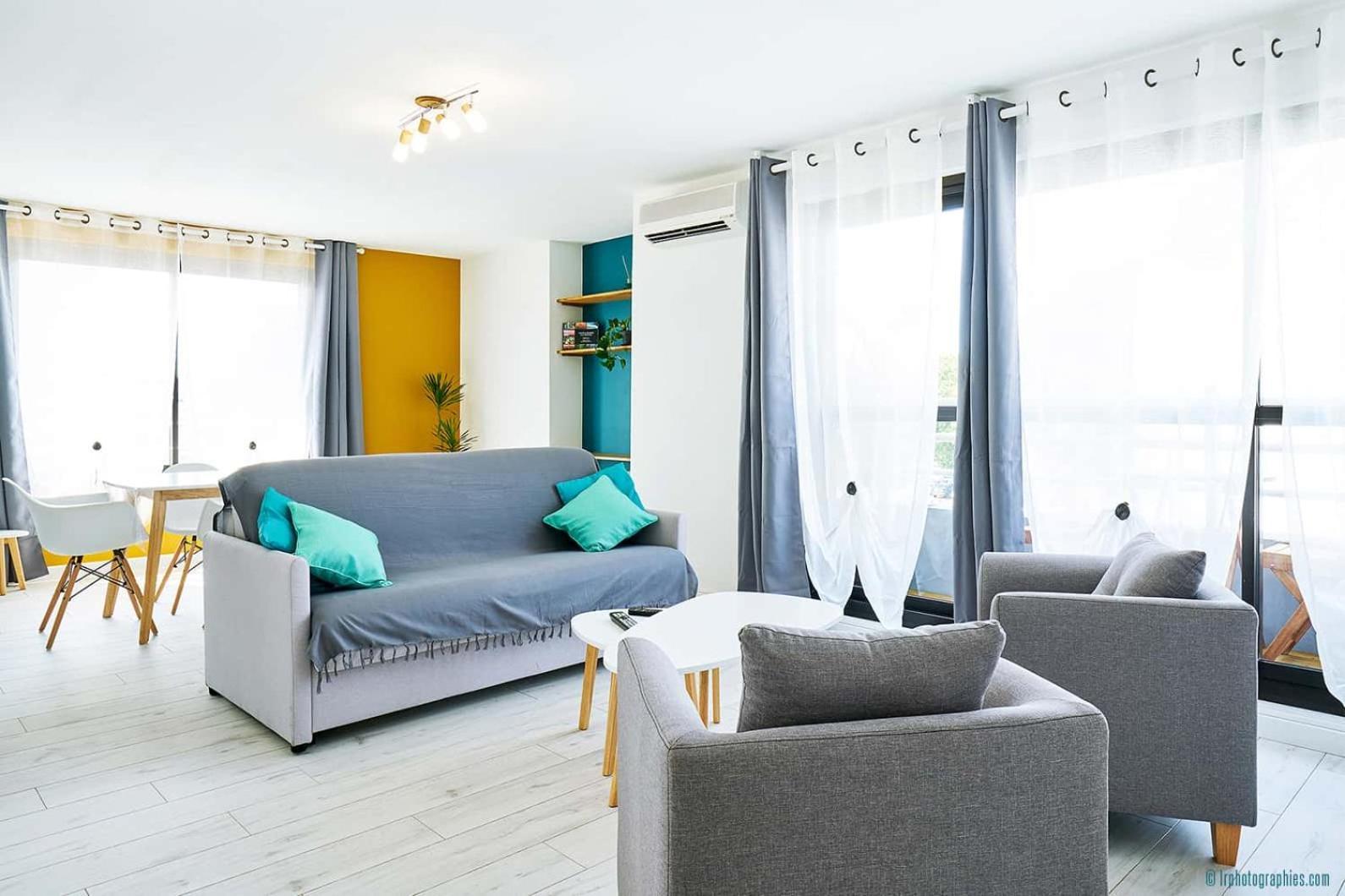 T2 Cosy A 100M De La Plage, Saint-Pierre, Luma Appart Eksteriør billede